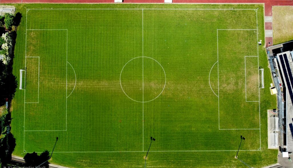 Sportanlage aus der Luft